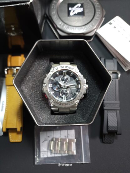 Jam Tangan Casio G-Shock GST B100D Istimewa Bonus 2 Strap